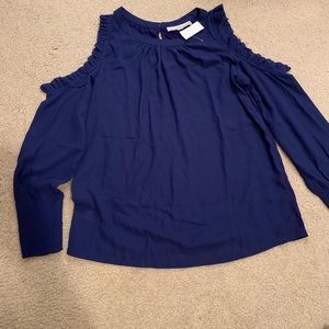 Loft cold shoulder blouse